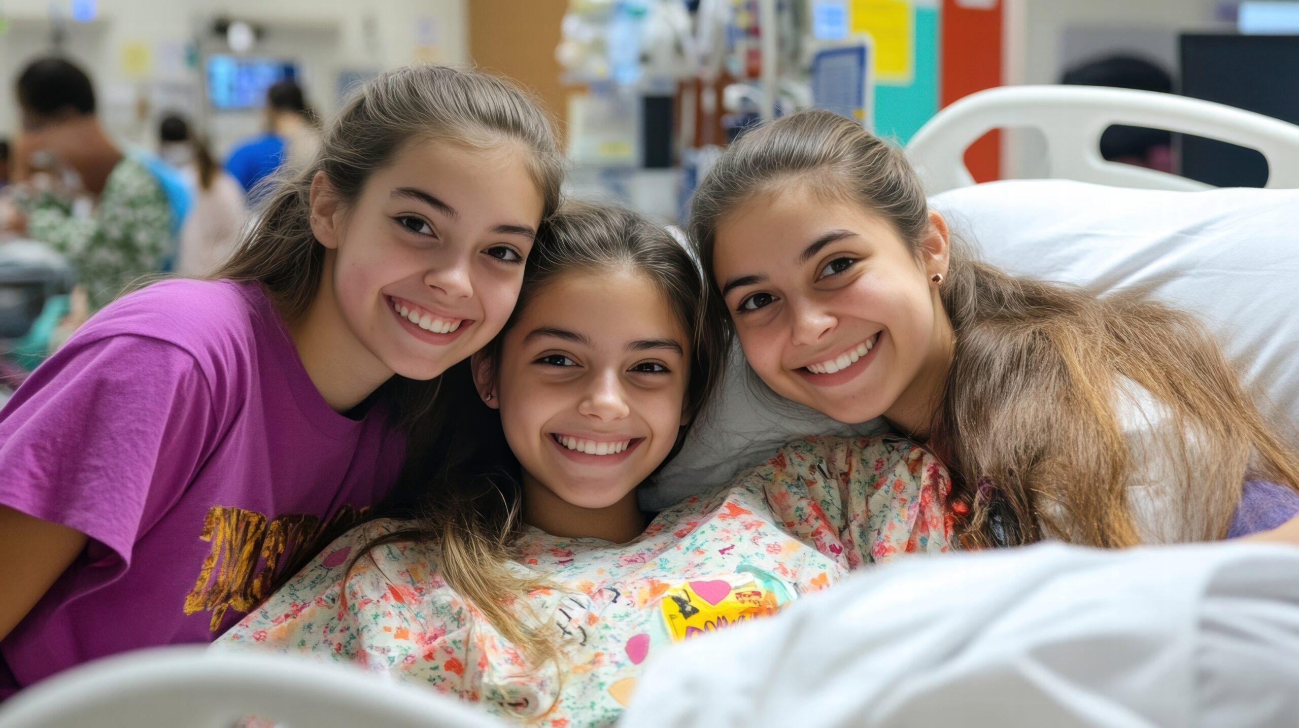 youth volunteers bringing joy to children’s hospitals, spreading smiles and positivity through volunteer work in pediatric care, young volunteers brightening children’s hospital experiences
